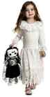 Little Miss Voodoo Doll Ghost Zombie Girl Fancy Dress Up Halloween Child Costume