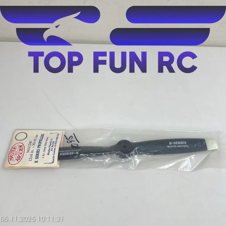 MASTER AIRSCREW MA1250 12X5"-30X13CM K SERIES PROPELLER NYLON FOR RC AIRPLANES - Image 1 of 1