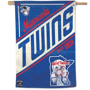 MINNESOTA TWINS CLASSIC (28" X 40"), HOUSE FLAG FROM WINCRAFT - Picture 1 of 2