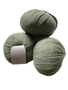Knitting for Olive MERINO non-mulesed yarn in Dusty Artichoke Green - Picture 1 of 2