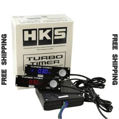HKS Universal Digital Auto Car Type 0 Turbo Timer with Multi-Color LED Display - Image 1 of 4
