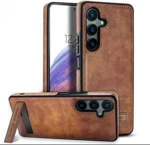 Leather Case with Stand for Samsung Galaxy A15 5G, A15, Brown - Picture 1 of 7