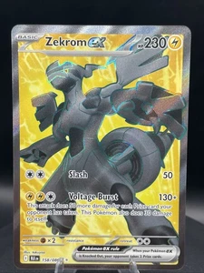 Pokemon Zekrom ex 158/086 Black Bolt Ultra Rare Full Art Holo NM - Picture 1 of 10