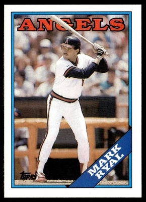 1988 Topps Mark Ryal California Angels #243 - Image 1 of 2