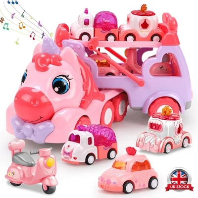 Christmas Toys Gifts for Age 3+ Girl, Unicorn Toys Girl Car Toddler Girl Toys UK