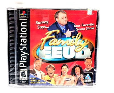 Family Feud Sony PlayStation 1 PS1 2000 Hasbro Brand New Sealed - Image 1 of 4