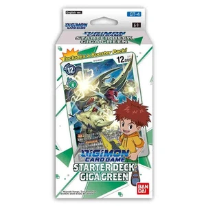 Digimon Inglés Juego de Cartas Coleccionables - Baraja de Inicio ST-4 - VERDE GIGA (54 Cartas) - Imagen 1 de 1