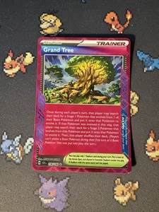 Pokémon Cards Grand Tree 136/142 Holo Rare Ace Spec Stellar Crown - (NM) #3 - Picture 1 of 2