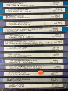 Bulk lot of ONDINE Classical CDs (Vocal) As Pictured G33 - Foto 1 di 2