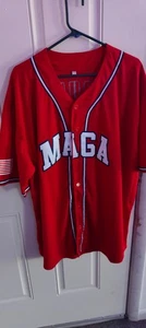 Camiseta de béisbol bordada Trump/MAGA/47 (S-3XL) *Nueva* - Imagen 1 de 3