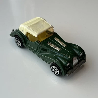 MAJORETTE MORGAN FOUR SEATER 261 GREEN WITH WHITE ROOF 1:50 VINTAGE 1980s FRANCE - Image 1 of 4