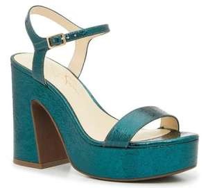 Jessica Simpson Xilka Size 8 – Dark Teal Platform Block Heels – Worn twice - Picture 1 of 10