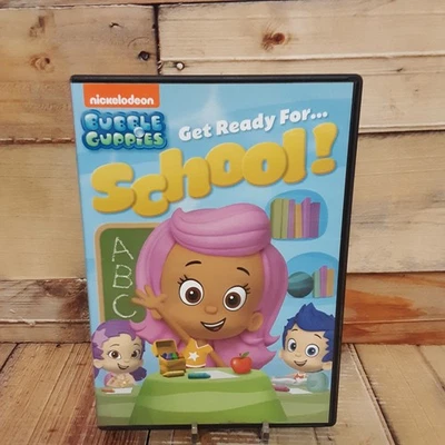 Bubble Guppies Get Ready For School DVD Used Nickelodeon Kids ABC Learning - Image 1 of 4