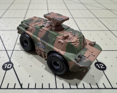 MICRO MACHINES Military Armored Transport Tank BRDM AT5 Tan Green Camo (T49) - Image 1 of 4