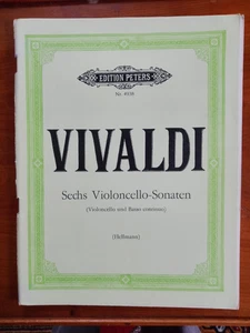Vivaldi Six violoncello sonatas (Hellman) Ed Peters Nr 4938 - Picture 1 of 4