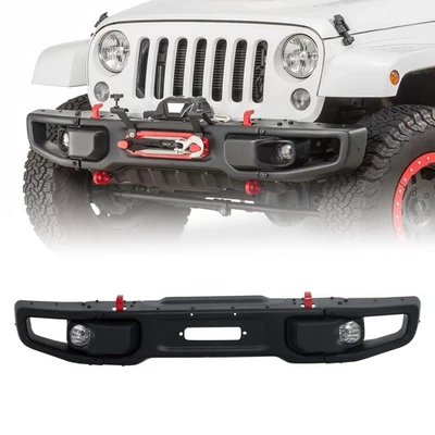 Front Bumper, 10th Anniversary Bumper Compatible with Jeep Wrangler JK Off Road - Image 1 of 4