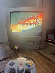 Emerson 13" CRT TV / DVD Player Model EWC13D4 Silver w/ Remote- Retro Gaming - Picture 1 of 11