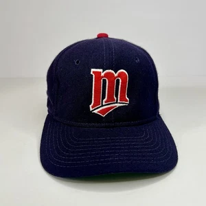 Cappello vintage Minnesota Twins 100% lana specialità sportive berretto MLB aderente 6 3/4 - Foto 1 di 17