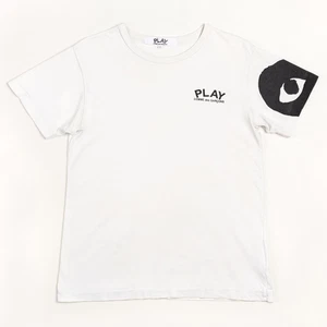 Comme des Garçons PLAY Eye Logo T-Shirt White Size M Made in Japan 100% Cotton - Picture 1 of 11