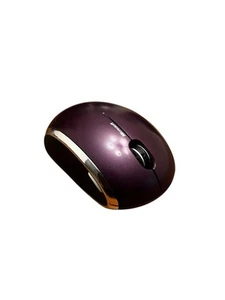 Microsoft Purple Track Wireless Mobile Mouse 6000 Model 1383 - Works Great - Picture 1 of 10