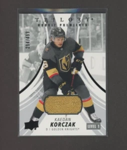 2022-23 Upper Deck Trilogy Jersey Black Level 1 #127 Kaedan Korczak 294/499 - Bild 1 von 1