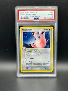 Pokemon PSA 9 MINT Wigglytuff 13/100 EX Crystal Guardians Holofoil 2006 S#3857 - Picture 1 of 2