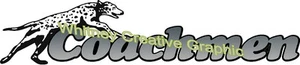 COACHMEN RV LOGO with GREY GRADIENT IN LETTERS Lettering decal 40"x8" - Picture 1 of 1
