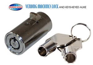 Universal Replacement Plug Lock with Keys for Soda / Snack Vending NEW - #EB01 - Picture 1 of 2