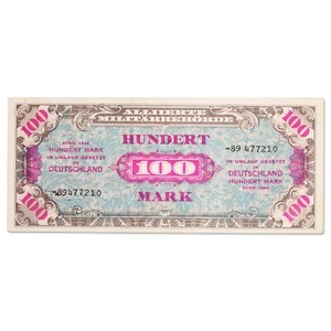 Allemagne - billet 100 mark 1944 - occupation alliée - SUP+ - WW2 - P.197d - Picture 1 of 2