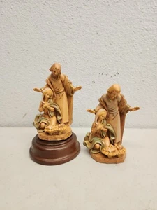 1 Music Box Statue Depose 799 Italy Simonetti "SILENT NIGHT" & 799 Without Box - Picture 1 of 21