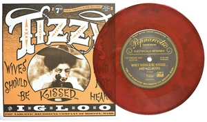 TIZZY IGLOO WIVES SHOULD BE KISSED **RED VINYL** PIC SLEEVE EP 45 7" RECORD '95 - Picture 1 of 7