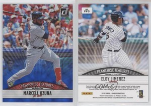 2019 Donruss Franchise Features Blue /249 Eloy Jimenez Marcell Ozuna Rookie RC