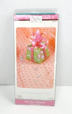 Sizzix XL Bigz Die Geschenkbox 656132 Party Geschenk 2,5x2,125x2,5 Zoll zusammengebaut - Bild 1 von 4