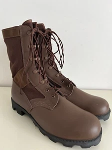Jungle Brown Combat Boots WP Wellco Army Military Boots - Picture 1 of 29