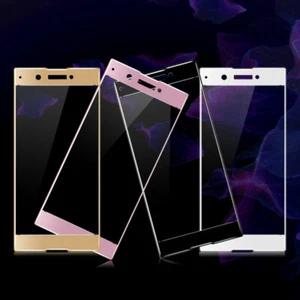 2 pièces protection d'écran en verre trempé Sony Xperia XA1 XA2 Ultra Plus couverture complète - Photo 1 sur 7