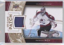 2013-14 Upper Deck UD Game Jersey Series 1 Gold /15 Patrick Roy #GJ-PR Patch HOF