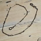 Antique Gold Toned Pocket Watch Chain 15in X685