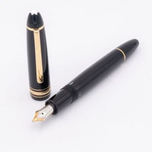 Montblanc Meisterstück 146 Le Grand Füller Schwarz Gold - Picture 1 of 5