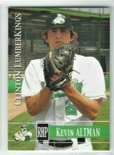 2005 Clinton LumberKings (Class A-Texas Rangers) Kevin Altman