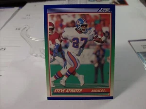 1990 Score Football #107 - Steve Atwater - Denver Broncos 90-352 - Bild 1 von 2