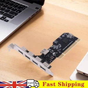 5 Ports USB 2.0 Adapter PCI Cards 480Mbps NEC720101 Chipset Desktop Converters - Afbeelding 1 van 10