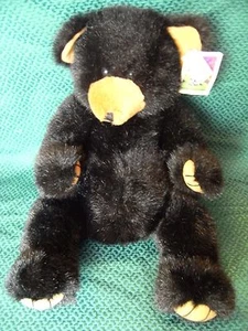 Gorgeous black bear soft Toy from Germany with tags 16" approx (B67) - Picture 1 of 6