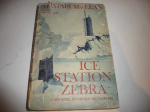 ICE STATION ZEBRA - Alistair MacLean - 1963 HC DJ-Free Shipping - Picture 1 of 7