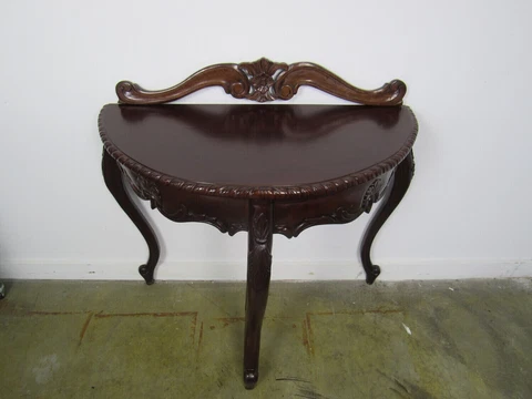 Vintage Mahogany Console Table Cover