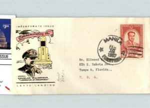 Manila PHILIPPINES Imperf Issue, General Douglas MacARTHUR, "Liberator of Philip - Picture 1 of 1