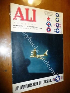 ALI NUOVE QUINDICINALE D'AVIAZIONE 13-31 DICEMBRE 1957 n. 23-24 50° DELL'U.S.A.F - Picture 1 of 6
