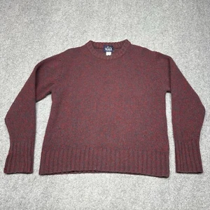 Vintage Woolrich Sweater Red Wool Blend Sweater 9111 Pullover Men's Size Large - Picture 1 of 10