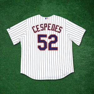 Yoenis Cespedes New York Mets Men's Home White Cool Base Jersey - Picture 1 of 7
