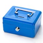 Cash Box With Slot For Kids, Small Money Box With Money Tray & Key Lock, 6 1/...