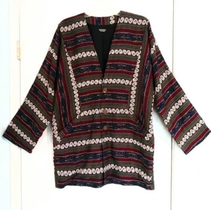 Island Mountain 100% Baumwolle Thai Webjacke Größe L - Bild 1 von 6